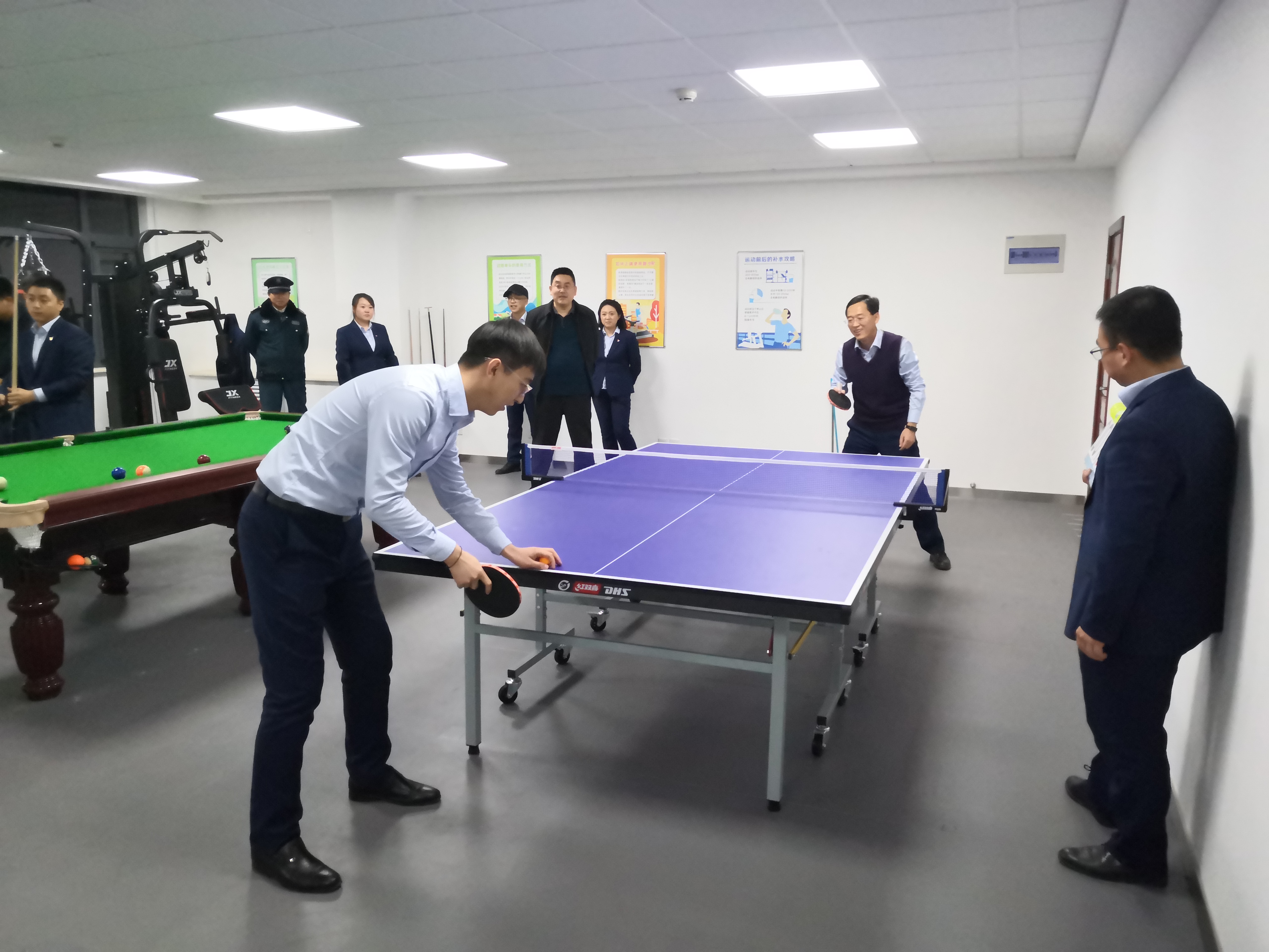 泓源公司舉辦“慶元旦、迎新春”職工乒乓球臺球比賽(圖4)